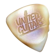 Médiator Riki Le Plectrier "United Guitars" Noix de Taga